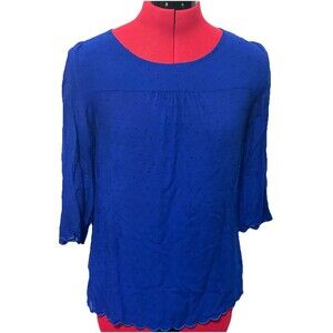 Maeve Women’s Blue Long Sleeve Blouse Size 2
